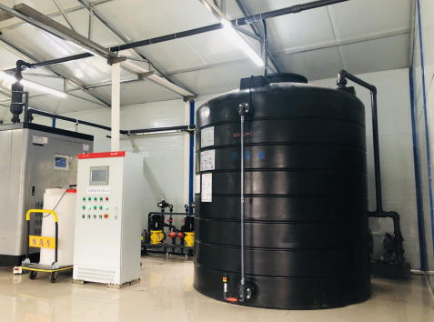 广西大化某自来水公司 次氯酸钠发生器设备顺利完成安装
